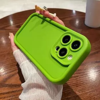 Мягкий однотонный противоударный чехол для телефона для iPhone 15 14 13 12 11 Pro Max XS X XR 8 7 Plus SE простой силиконовый чехол-бампер For iPhoneSE 2022