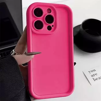 Мягкий силиконовый чехол для телефона iPhone 11, чехол для iPhone 12, 13, 14, 15 Pro Max XR X XS 7, 8, 15 Plus SE SE3, чехол ярких цветов For iPhone SE 2020