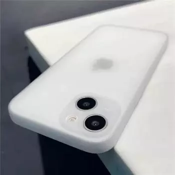 Мягкий ультратонкий матовый чехол для телефона iPhone 11 12 13 14 15 Pro Max X Xs Max XR 7 8 Plus, мини-прозрачный чехол-бампер For iPhone 15Pro Max