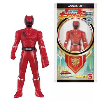 Мягкий виниловый герой King Sentai King Auger (12 шт.) Конфеты toyramune конфеты 1 штука (Король Сентай Король Оже)