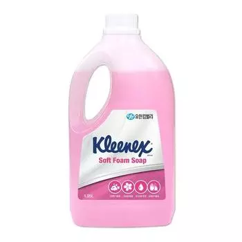 Мягкое пенное мыло Kleenex для мытья рук «Зеленый цветочный», 1,95 л, 1 шт.