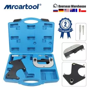 MR CARTOOL Набор инструментов для фиксации фаз газораспределения двигателя автомобиля Renault 1.4 1.6V Laguna AU004 Clio Megane Набор инструментов для выравнивания распредвала CHINA