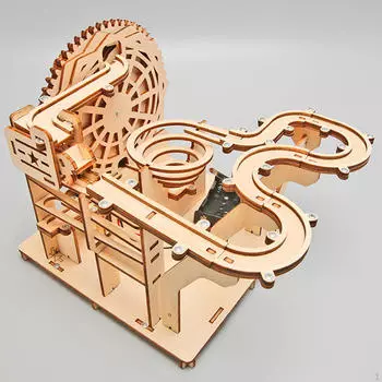 Мраморный лабиринт, модель 3D, деревянная головоломка, образовательные игрушки для хобби, строительные наборы «сделай сам», механическое снаряжение