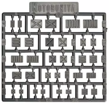 MSG Modeling Support Goods Пластиковый блок P127 Square Mold III Немасштабная пластиковая модель