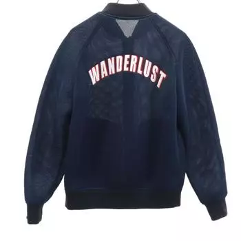 MSGM made in Italy Long sleeve Blouson 46 Navy Men s Used