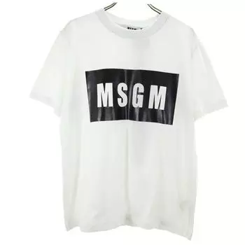 MSGM сделано в Италии Футболка с коротким рукавом M белая Мужская Б/у