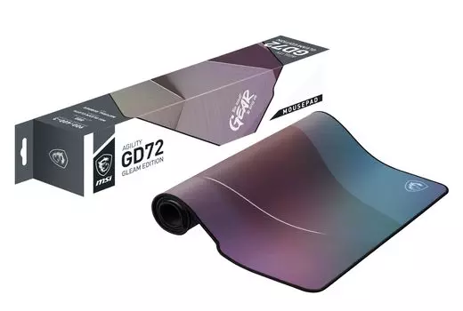MSI Agility GD72 GLEAM EDITION Light reflective special treatment waterproof/stain resistant gaming mouse pad Agility GD72 GLEAM EDITION MS683