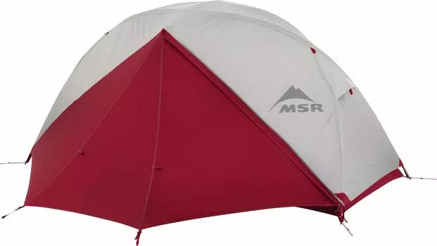 MSR Outdoor Backpacking Tent с полом 1 легкая японская 37310 (След) Эликсир-1 (для человека) [Подлинный продукт] серый