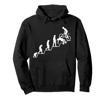 MTB Evolution Cycling Горный велосипед BMX Велосипедная цепь Толстовка MTB чёрный