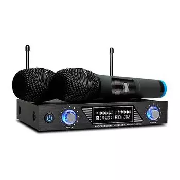 MU-878-1 U-образный микрофон для домашнего телевизора, компьютера, караоке, микрофон 1-в-2, беспроводной микрофон, микрофон
