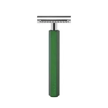 Muhle HEXAGON Mark Braun Closed Anodized Forest HXG FOREST Double-Edged Razor, Design, Comb, Aluminum, (R SR)