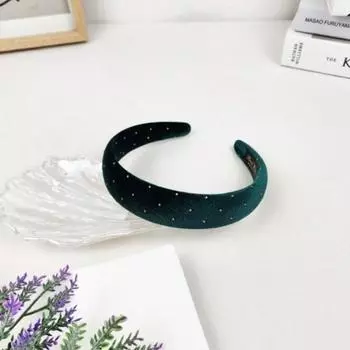 Muitorinda Green Jenny Sky Star Бархатная повязка для волос с подушкой