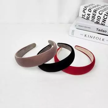 Muitorinda Soft Basic Velvet Newtro Cushion Hairband