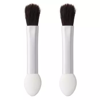 MUJI case eye color chip with brush 2 pieces 02868062