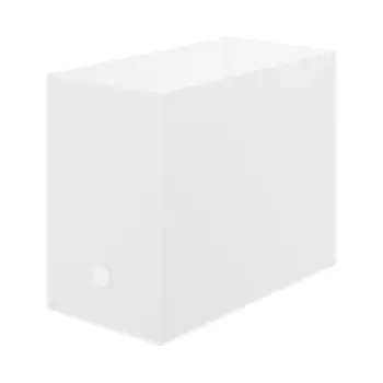 MUJI Polypropylene File Box Standard Type Wide A4 Clear Width 15 x Depth 32 x Height 24 cm 38907596 Approx.