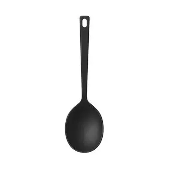 MUJI Silicone Cooking Spoon Length Approx. 26cm 82932461, Black