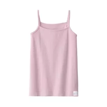 MUJI Smooth Cotton Camisole FFC07A3S Pink Kids 120 Set of 2 (Kids) розовый