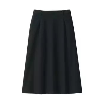 Юбка-клёш MUJI Stretch Brushed BE1TDA4A Чёрный XL Женская Женская Женская чёрный