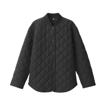 MUJI Women s Washable Filled Quilted Jacket Women s BD0YTA4A Black Women s XS
