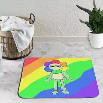 Мультфильм Dandy s World Welcome Mat Милый входной коврик Балкон Ванная комната Коврики Нескользящий ковер Спальня Ковер Домашний декор 1