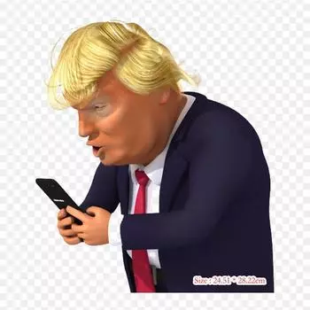 Мультфильм Трамп Дональд Трамп Соединенные Штаты термопереносная печать виниловые нашивки наклейки для одежды DIY аппликации моющиеся нашивки