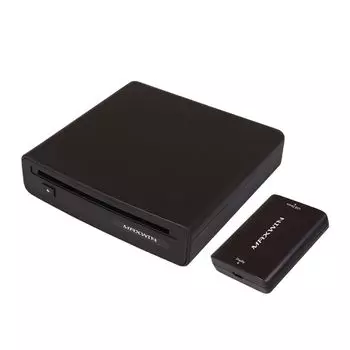 Мультимедийный проигрыватель MAXWIN Car AI BOX с DVD-приводом, оригинальным дисплеем, аудио, совместимым с Android13, Auto DVD/CD CarPlay/Android DA-DVD01 чёрный