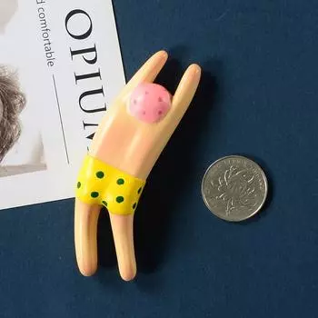 Мультяшный европейский Иисус Ван Гог Мона Лиза йога очаровательные ноги 3D смола магнит магниты на холодильник украшение комнаты наклейка на холодильник