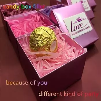 Multi color optional Lafite Grass oz Coconut Fiber Gift Box Filler, Creative Filler Grass for Birthday and Wedding Gifts