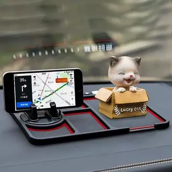 Multi-Functional Car Anti-Slip Mat Auto Phone Holder Non Slip Sticky Anti Slide Dash Mount Silicone Dashboard Pad assecories New чёрный