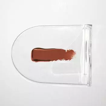 Multi-purpose Acrylic Transparent Palette Reusable Portable Paint Palette Handheld Heart-shaped Foundation Mixing Palette Men