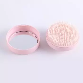 Multi Purpose High-Grade Plastic Comb Portable Comb And Shampoo Brush With Mirror Hair Tools Barber Accessories Makeup Tools