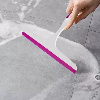 Multi-purpose Silicon Squeegee for Window Shower Door Car Windshield Non-slip Glass Scraper Cleaner Household Cleaning Tool синий