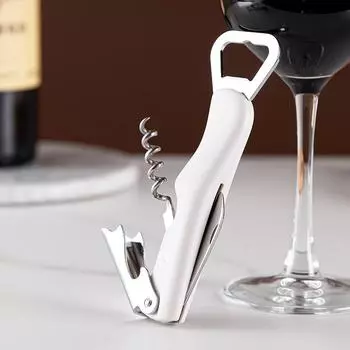 Multi-purpose Wine OpenerMulti-purpose Portable Bottle Opener Beer Screwdriver Multi-purpose Plastic Bottle Opener белый