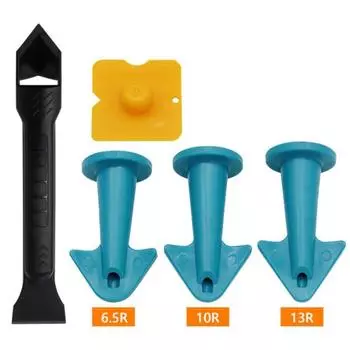 Multifunction Floor Silicone Remover Tool Set Thickened Tile Joint Scraper Clean синий