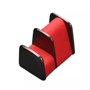Multifunction in-car Glasses Support Zinc Zinc Zinc Alloy&Leather Car Dashboard Storage Rack Gift