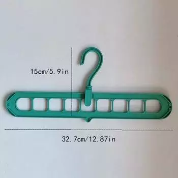 Multifunctional clothes hanger зелёный