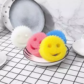 Multifunctional Dishwashing Sponge Useful Things for Home Scratch-free Resistant to Dirt and Odor Kitchen Scrubbing Household