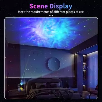 Многофункциональный светодиодный проектор Galaxy Star, ночник, астронавт, космический проектор, светодиодная лампа Starry для спальни, дома, декоративная