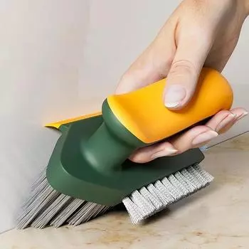 Multifunctional Kitchen Gadgets Cleaning Brush Dish Soap Ceramic Tile Cloth Goods Edge Scrubber Limpieza Tool Bathtub Floor Home зелёный