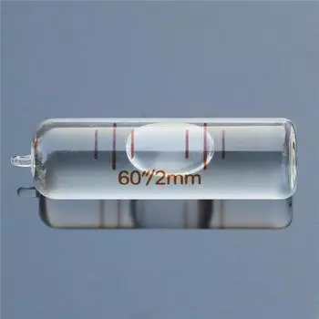 Multiple Specifications and Precision New Glass Tube Level Bubble High Precision Spirit Level Green Liquid Blister Diameter 9mm