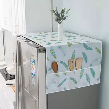 Multipurpose Dust & Oil-Proof Cover for Appliances: Refrigerator, Washing Machine, and Microwave 54cm x 130cm Single Door