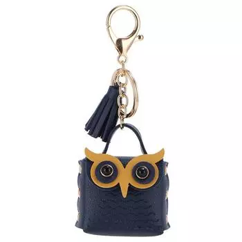 Multipurpose Mini Owl-Shaped Coin Purse Bags Fashionable Backpack Decoration Keychain Earphone Bag For Women Girls Small Pouch