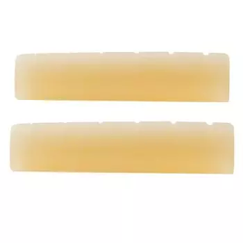Musiclily Pro String Grooved Unbleached Beef Bone Nut Bone Nut 6 String LP для электрогитары 43,99 мм до 2014 года гитара/акустическая (Набор 2)