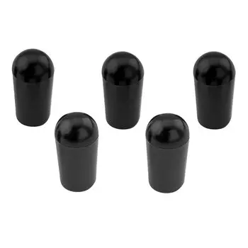 Musiclily Toggle Switch Knob for Millimeter Standard LP Les Paul Electric Black of Guitar, (Pack 5)
