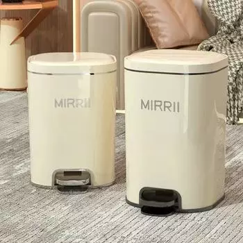 Мусорное ведро для кухни, бытовая мусорная корзина с ножным управлением, мусорная корзина для гостиной, большая емкость для мусора в ванной с крышкой