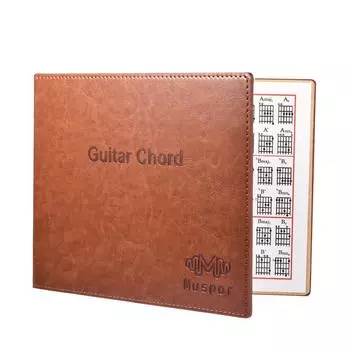 Muspor Guitar Chord Book Chart Портативная книга в мягкой обложке для акустической / классической / электрогитары MX0037D