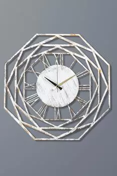 Muyika Repido Металлические белые антикварные настенные часы 50x50см Mds-50