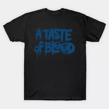 Мужчины Черная футболка с принтом Super Large TShirt a-taste-of-blood No-Cut Transfer Paper Печати Хлопковая футболка 4XL чёрный
