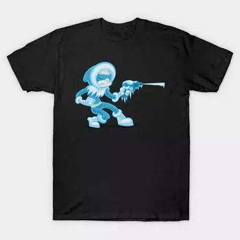 Мужская черная футболка с принтом, очень большая футболка old-timey-captain-cold, без вырезов, с принтом на бумаге для переноса, хлопковая футболка 3XL чёрный