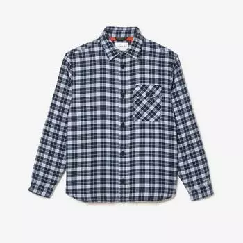 Мужская фланелевая верхняя рубашка LACOSTE BACK Big Croc Match CH5985 53N QLI